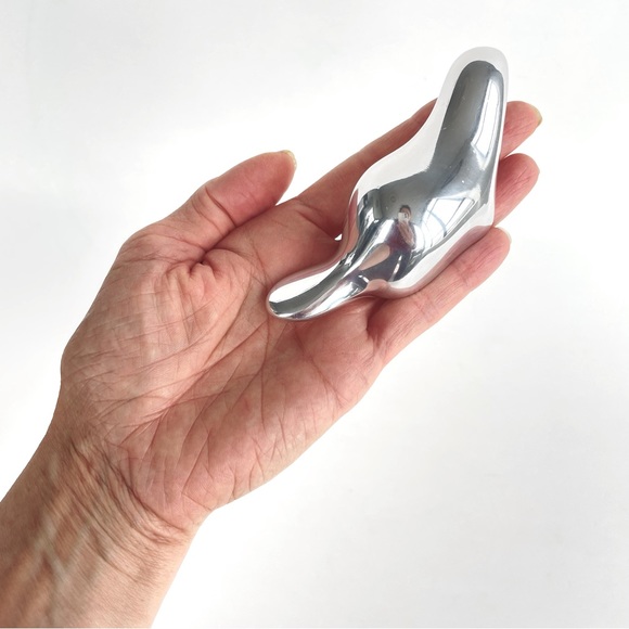 Silver Metal Animal Figurine - Picture 4 of 16